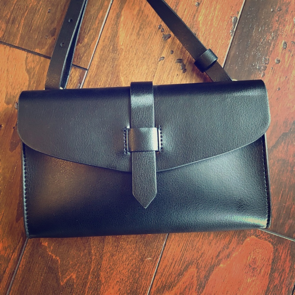 Never worn Simple Black Crossbody Bag by GAP
